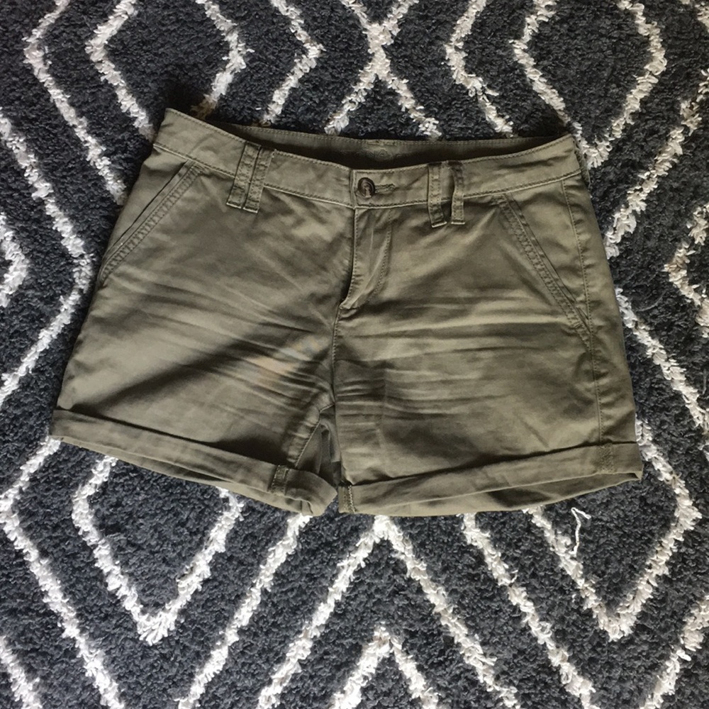 Green shorts
